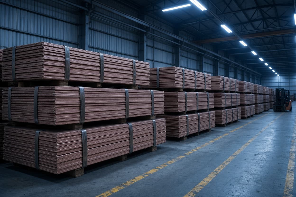Copper Falls to Five-Week Low: LME Stockpiles Swell, 62% Now in US Warehouses